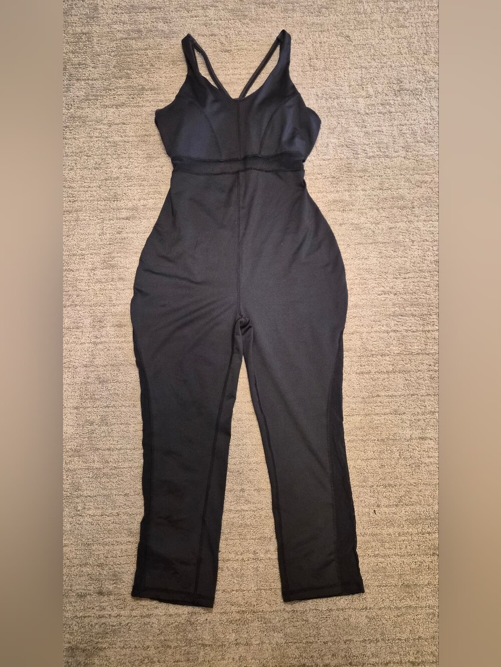 Women’s Black Strappy Jumpsuit - Picture 3 of 9